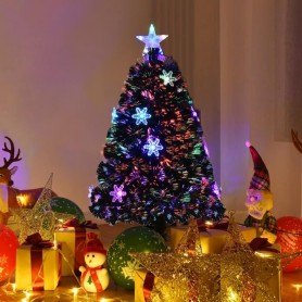 Sapin de Noël Artificiel LED Lumineux 180CM