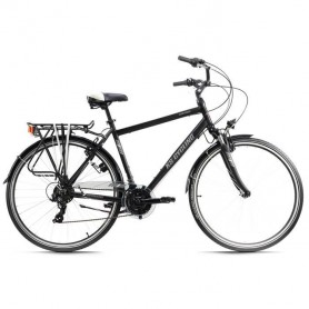 VTC homme 28'' aluminium Santiagio noir TC 53 cm KS Cycling