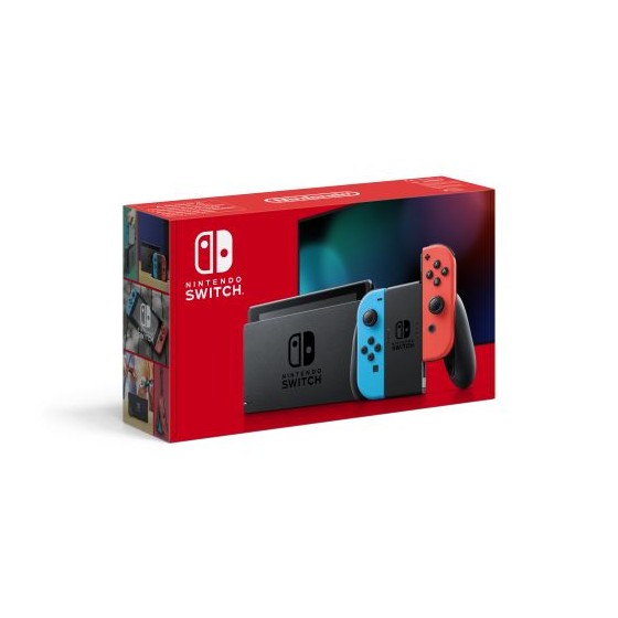 Console Nintendo Switch avec paire de Joy-Con Rouge et Bleu Neon