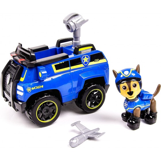 Paw Patrol 6026594 Chase's Spy Cruiser Véhicule et Figurine