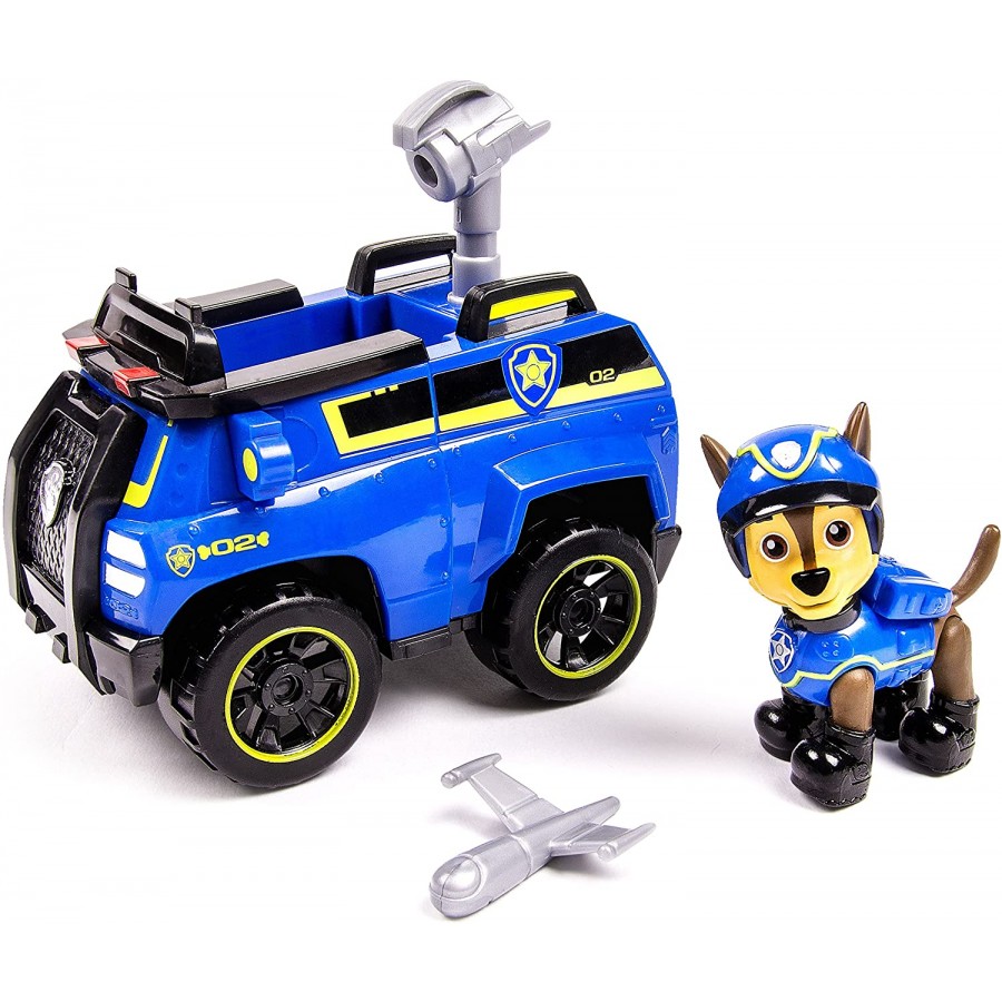 Paw Patrol 6026594 Chase's Spy Cruiser Véhicule et Figurine